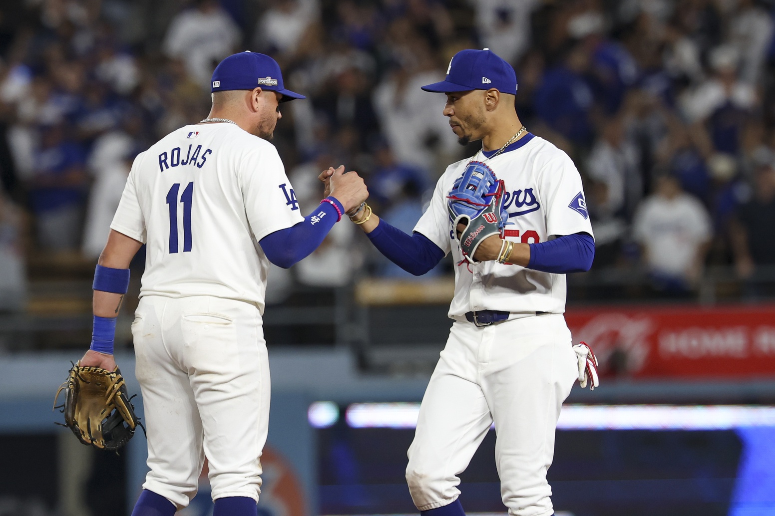 Dodgers exercised club options on Rojas and Barnes