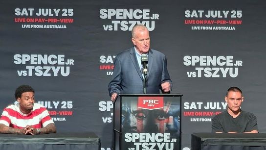 Spence and Tszyu meet face-to-face as July 25 showdown becomes official taken in Las Vegas (Boxing)