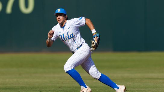 Three UCLA baseball players named preseason All-Americans by D1 Baseball taken at Jackie Robinson Stadium (UCLA Bruins)