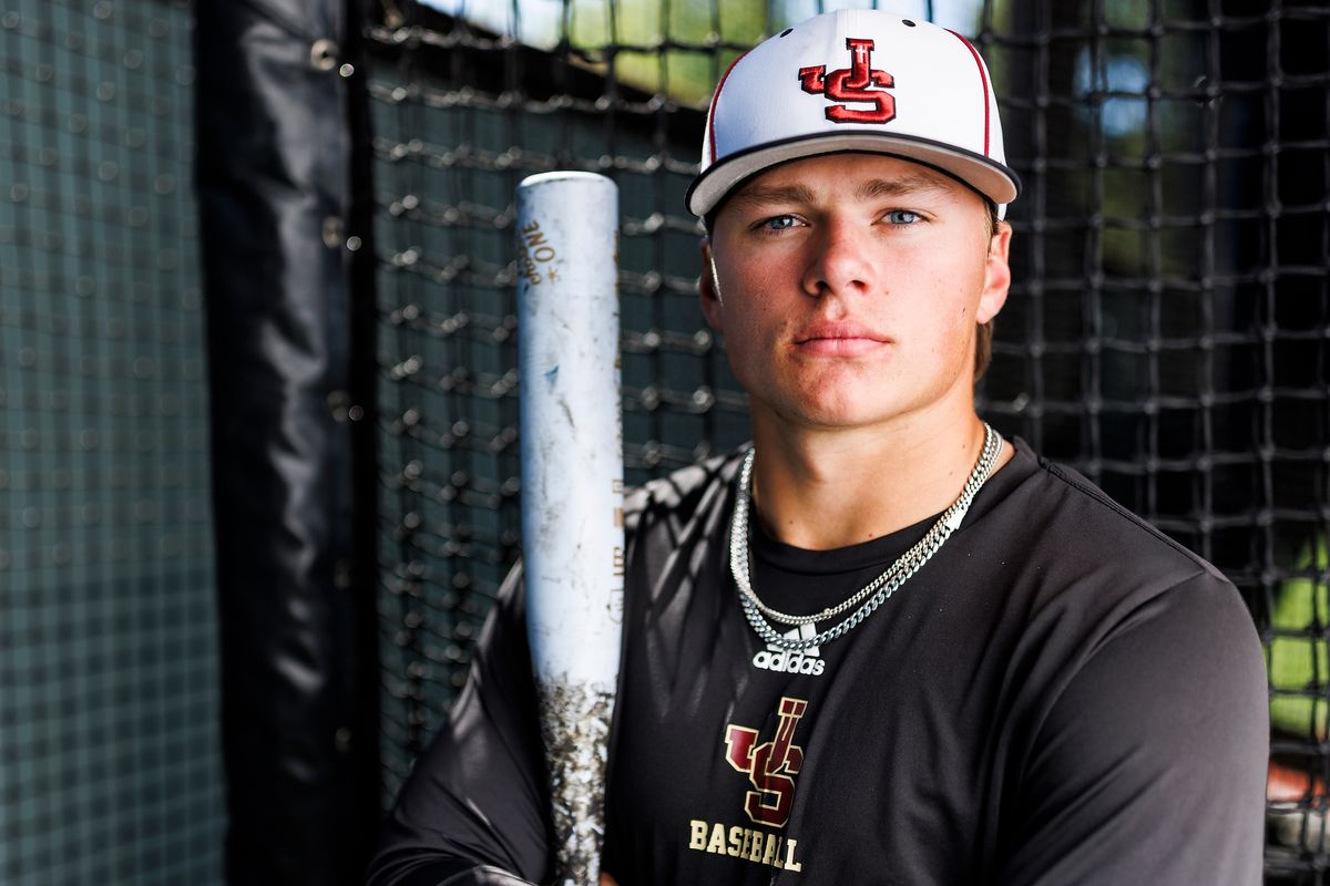 Blake Bowen #18 of JSerra Catholic High School poses for a portrait at JSerra Catholic High School on March 26, 2026 in San Juan Capistrano, California. Blake Bowen #18 of JSerra Catholic High School poses for a portrait at JSerra Catholic High School on March 26, 2026 in San Juan Capistrano, California.