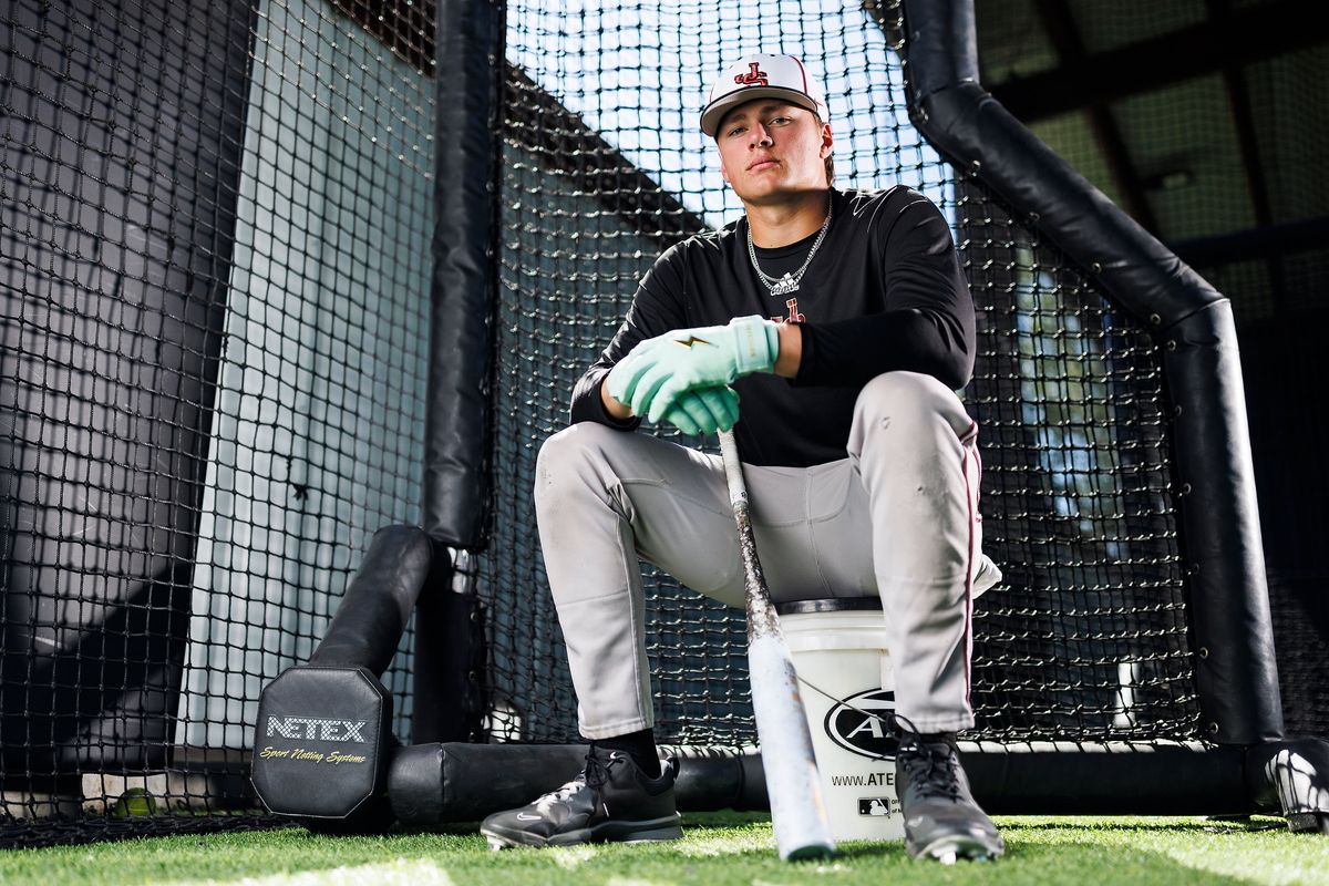 Blake Bowen #18 of JSerra Catholic High School poses for a portrait at JSerra Catholic High School on March 26, 2026 in San Juan Capistrano, California. Blake Bowen #18 of JSerra Catholic High School poses for a portrait at JSerra Catholic High School on March 26, 2026 in San Juan Capistrano, California.