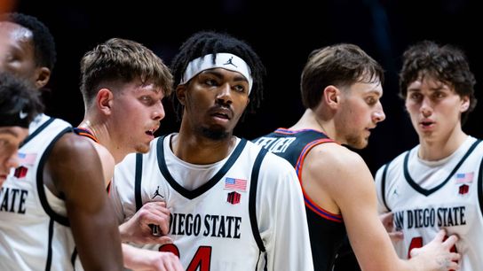 TST Images: San Diego State defeats Boise State, 110-107, at Viejas Arena taken at Viejas Arena (San Diego State Aztecs)
