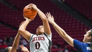 Aztecs dominate through three quarters, notch win at Nevada taken at Lawlor Events Center (San Diego State Aztecs). Photo by Ardie Crenshaw - The Sporting Tribune