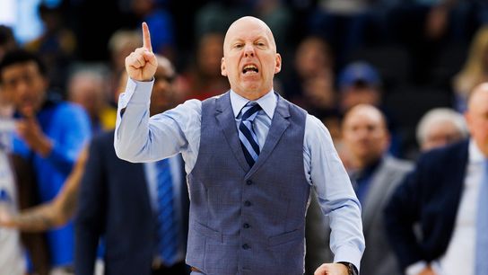 Mick Cronin apologizes after ejecting his own player vs. Michigan State taken in Los Angeles (UCLA Bruins). Photo by Ric Tapia - The Sporting Tribune