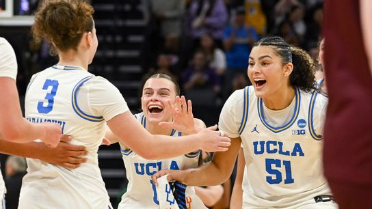 UCLA's defense reigns supreme as Bruins advance to Elite Eight taken at Golden1 Center (UCLA). Photo by Ed Szczepanski-Imagn Images