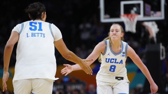 UCLA punches ticket to first NCAA title game behind elite defense taken at Mortgage Matchup Center (UCLA). Photo by Patrick Breen/The Republic-USA TODAY NETWORK via Imagn Images