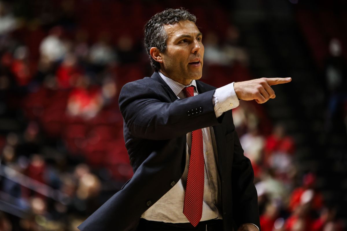 UNLV Runnin' Rebels HC Josh Pastner is seen during an NCAA basketball game against the Saint Joseph's Hawks on Thursday November 20, 2025, in Las Vegas, Nevada. UNLV Runnin' Rebels HC Josh Pastner is seen during an NCAA basketball game against the Saint Joseph's Hawks on Thursday November 20, 2025, in Las Vegas, Nevada.