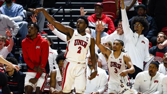 UNLV shows bid stealing potential by completing regular season sweep of Utah State taken at Thomas & Mack Center (UNLV Rebels)