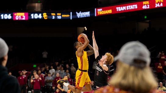 TST Images: USC defeats Troy, 107-106, at Galen Center taken at Galen Center (USC)