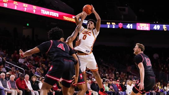 Alijah Arenas' career high 29-point night leads USC past Indiana in close conference win taken at Galen Center (USC)