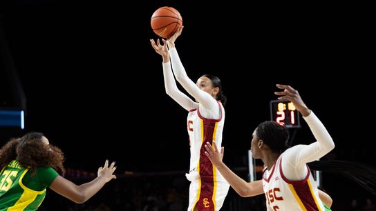 TST Images: Oregon defeats USC, 71-66, at Galen Center taken at Galen Center (Big Ten Conference)