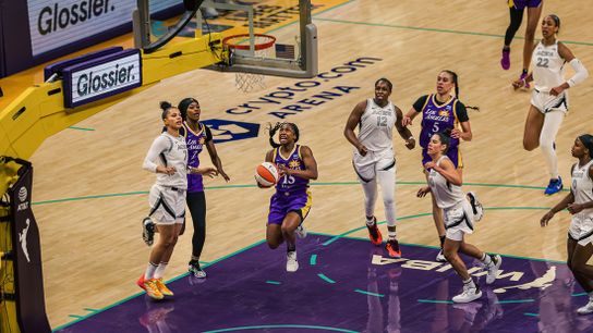 Sparks snap eight-game skid with another upset win over Aces in overtime taken Crypto.com Arena (Los Angeles Sparks)