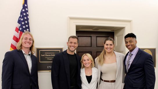 Colton Underwood is leading a push to support athletes’ mental health (College)