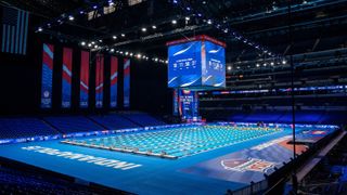 Swimming trials in an NFL stadium 'changed the sport' taken Lucas Oil Stadium (Olympics). Photo by Mykal McEldowney/IndyStar / USA TODAY NETWORK