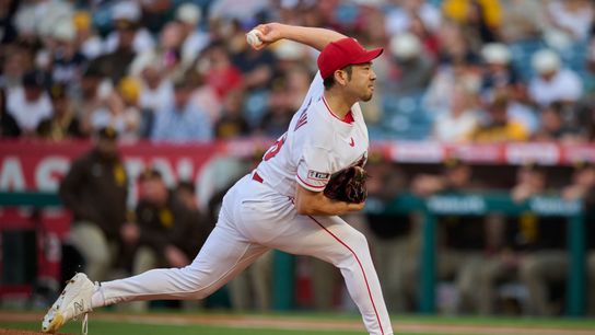 Yusei Kikuchi gets back on track despite Angels' loss to Padres taken at Angel Stadium (Los Angeles Angels)