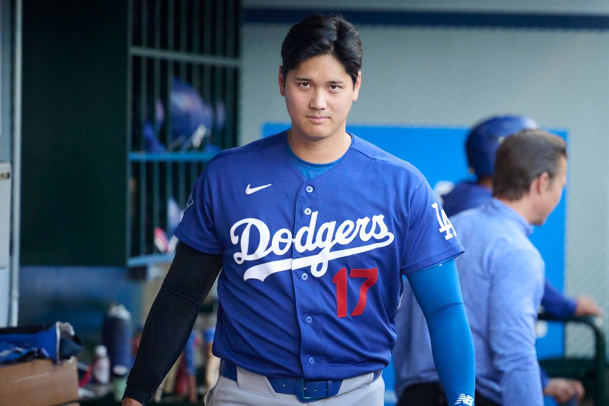 The Los Angeles Dodgers designated hitter Shohei Ohtani (17) during a Spring Training Game against The Los Angeles Angels, March 22nd, 2026 in Anaheim, California. The Los Angeles Dodgers designated hitter Shohei Ohtani (17) during a Spring Training Game against The Los Angeles Angels, March 22nd, 2026 in Anaheim, California.