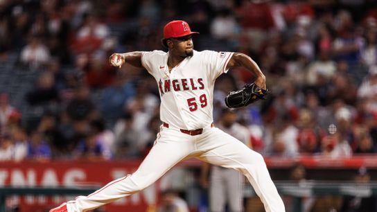 José Soriano strikes out 10 in 8 innings; Angels lineup left Chris Sale frustrated taken Angel Stadium (Los Angeles Angels). Photo by Jordan Carroll - The Sporting Tribune
