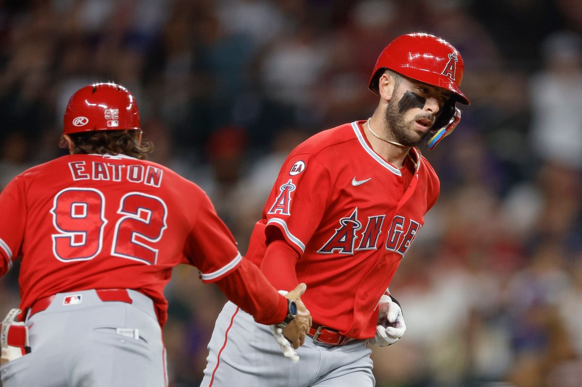 Zach Neto #9 of the Los Angeles Angels hits a home run against the Arizona Diamondbacks at Chase Field on June 16, 2026 in Phoenix, Arizona. Zach Neto #9 of the Los Angeles Angels hits a home run against the Arizona Diamondbacks at Chase Field on June 16, 2026 in Phoenix, Arizona.