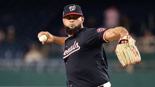 Angels acquire Luis Garcia and Andrew Chafin taken at Angel Stadium (Los Angeles Angels). Photo by Daniel Kucin Jr.-Imagn Images