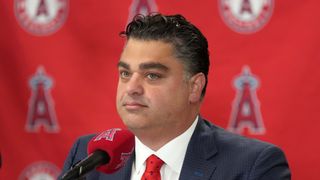 Angels give GM Minasian two-year extension taken Angel Stadium (Los Angeles Angels). Photo by Kirby Lee-USA TODAY Sports