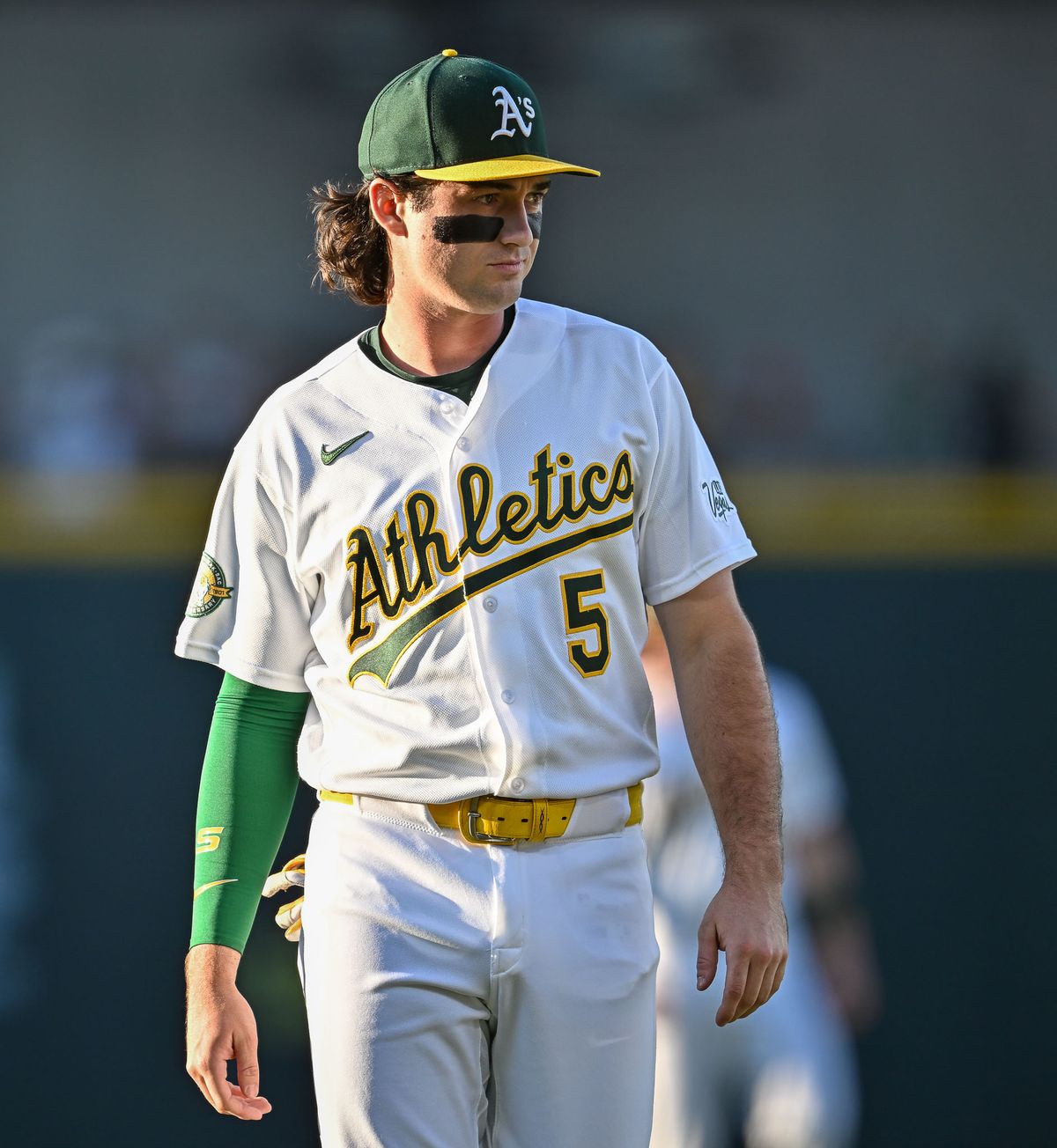 The Las Vegas Athletics short stop Jacob Wilson (5) during the MLB game against the Colorado Rockies Saturday June 13th, 2026 in Las Vegas, NV. The Las Vegas Athletics short stop Jacob Wilson (5) during the MLB game against the Colorado Rockies Saturday June 13th, 2026 in Las Vegas, NV.