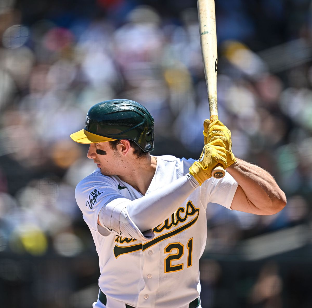 The Las Vegas Athletics left fielderTyler Soderstrom (21) hits a home run during the MLB game against the Milwaukee Brewers Tuesday June 9th, 2026 in Las Vegas, NV.s The Las Vegas Athletics left fielderTyler Soderstrom (21) hits a home run during the MLB game against the Milwaukee Brewers Tuesday June 9th, 2026 in Las Vegas, NV.s