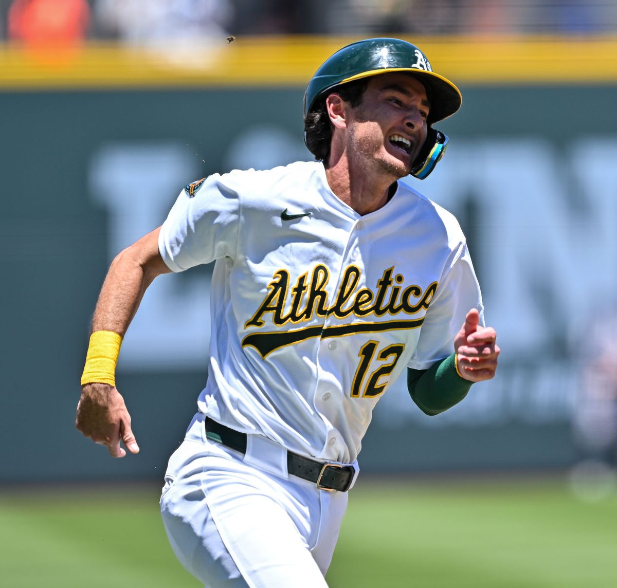 The Las Vegas Athletics short stop Alika Williams (12) rounds third during the MLB game against the Milwaukee Brewers Tuesday June 9th, 2026 in Las Vegas, NV.s The Las Vegas Athletics short stop Alika Williams (12) rounds third during the MLB game against the Milwaukee Brewers Tuesday June 9th, 2026 in Las Vegas, NV.s