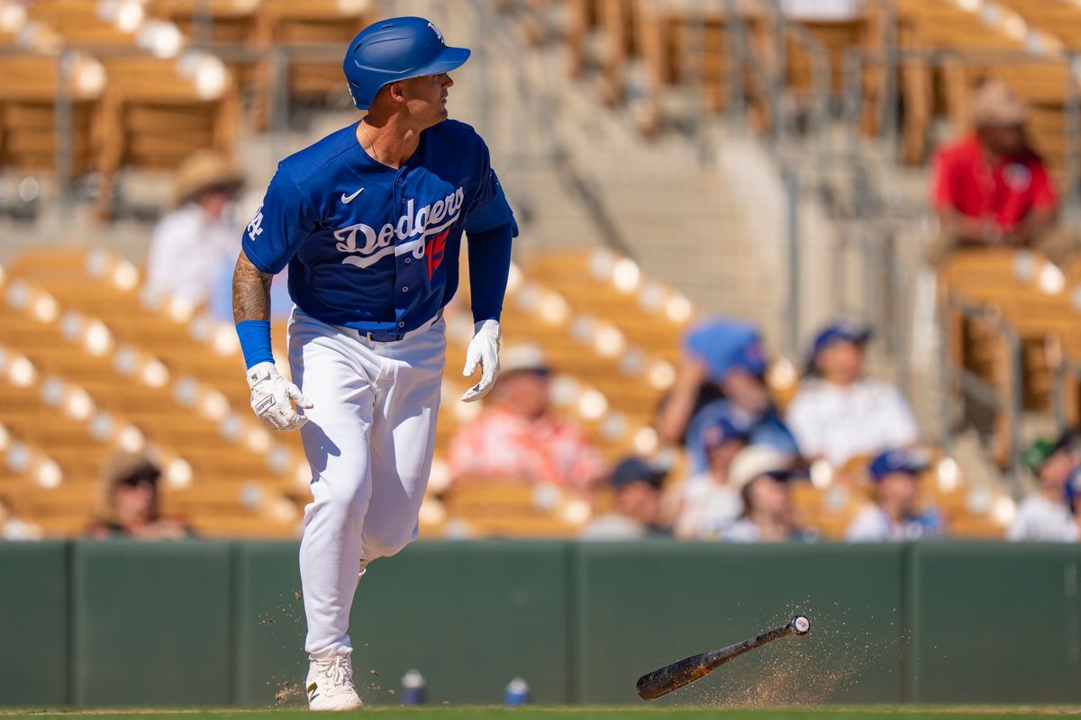 Los Angeles Dodgers infielder Nick Senzel (15) running the bases after hitting a homerun during an MLB spring training baseball game against the San Fransisco Giants on March 18th, 2026 in Glendale, AZ. Los Angeles Dodgers infielder Nick Senzel (15) running the bases after hitting a homerun during an MLB spring training baseball game against the San Fransisco Giants on March 18th, 2026 in Glendale, AZ.
