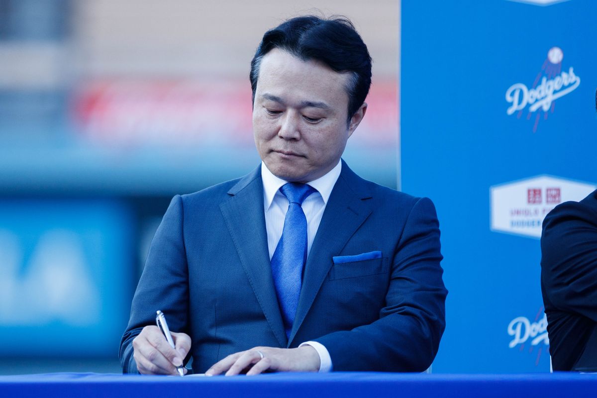 UNIQLO COO Daisuke Tsukagoshi takes notes during a UNIQLO partnership press conference on March 25, 2026 in Los Angeles, California. UNIQLO COO Daisuke Tsukagoshi takes notes during a UNIQLO partnership press conference on March 25, 2026 in Los Angeles, California.