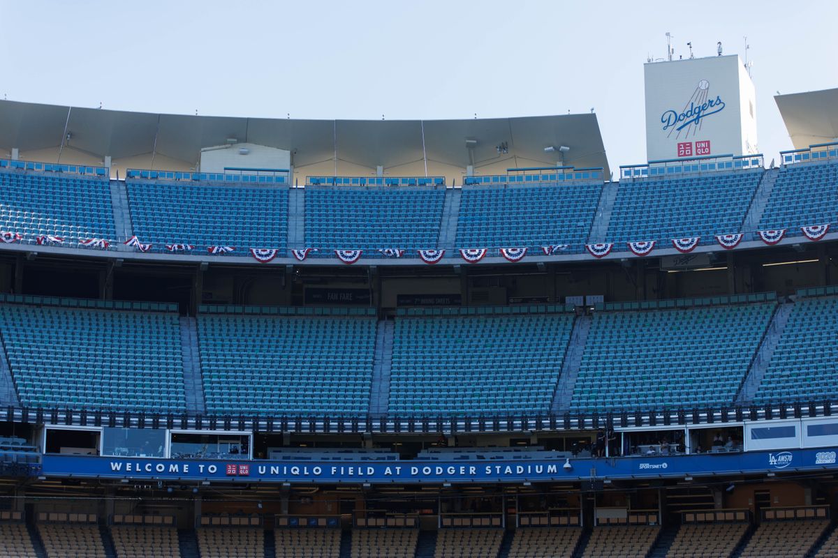 A general view of the stadium before a UNIQLO partnership press conference on March 25, 2026 in Los Angeles, California. A general view of the stadium before a UNIQLO partnership press conference on March 25, 2026 in Los Angeles, California.