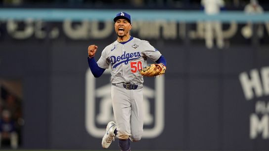 Mookie Betts Sets Retirement Timeline taken in Los Angeles (Los Angeles Dodgers)
