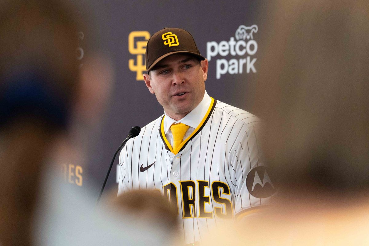 Craig Stammen is introduced as the new Padres manager, Monday November 10, 2025 in San Diego, Calif. Craig Stammen is introduced as the new Padres manager, Monday November 10, 2025 in San Diego, Calif.