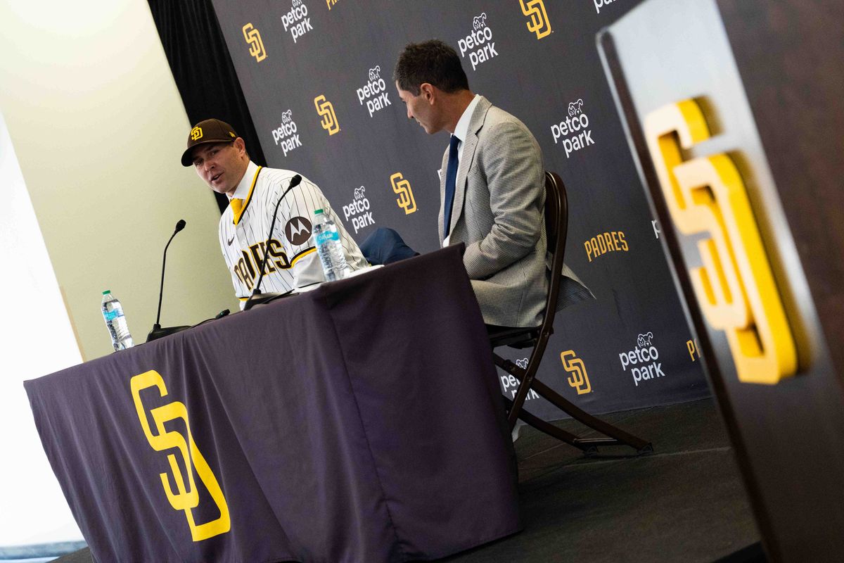 Craig Stammen is introduced as the new Padres manager, Monday November 10, 2025 in San Diego, Calif. Craig Stammen is introduced as the new Padres manager, Monday November 10, 2025 in San Diego, Calif.