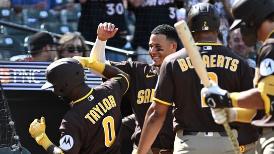 Samad Taylor’s first career home run, 5 total by Padres overpower Orioles taken at Oriole Park at Camden Yards (San Diego Padres)