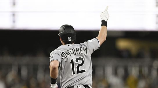 May 1, 2026; San Diego, California, USA; Chicago White Sox shortstop Colson Montgomery (12) rounds the bases after hititng a solo home run during the fifth inning against the San Diego Padres at Petco Park. May 1, 2026; San Diego, California, USA; Chicago White Sox shortstop Colson Montgomery (12) rounds the bases after hititng a solo home run during the fifth inning against the San Diego Padres at Petco Park.