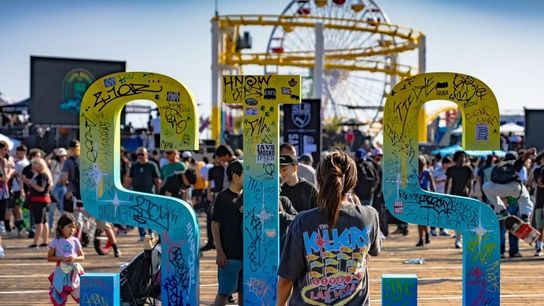 SLS takes over the Santa Monica Pier taken at Santa Monica Pier (Action Sports)