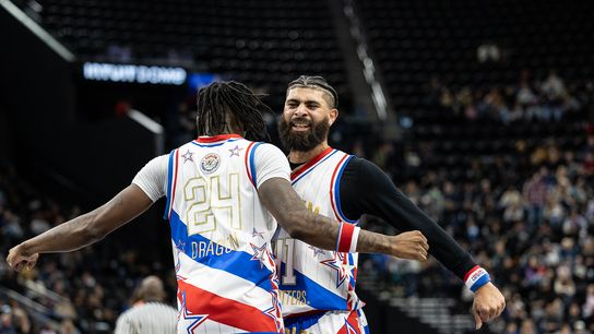 TST Images: The Harlem Globetrotters Celebrate 100 Years, at Intuit Dome  taken at Intuit Dome (News). Photo by Amber Rodriguez - The Sporting Tribune