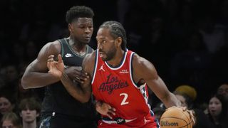 Kawhi Leonard Drops 41 as Clippers Blow Out Timberwolves taken at Target Center (Los Angeles Clippers). Photo by Bruce Kluckhohn-Imagn Images