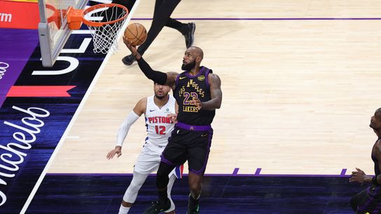 TST Images: Pistons beat the Lakers, 128-106 at Crypto Arena taken at Crypto.com Arena (Los Angeles Lakers)