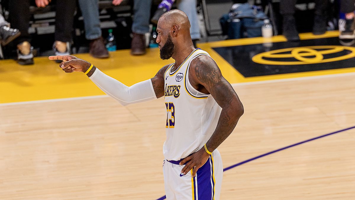 Los Angeles Lakers Lebron James 23 during NBA game against the Memphis Grizzlies on Sunday January 4th, 2026, in Los Angeles California. Los Angeles Lakers Lebron James 23 during NBA game against the Memphis Grizzlies on Sunday January 4th, 2026, in Los Angeles California.