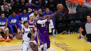 LeBron James becomes oldest player to notch triple-double in Lakers win over Mavs taken at Crypto.com Arena (Los Angeles Lakers). Photo by Darwin Walker - The Sporting Tribune