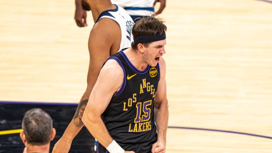 Lakers take down Timberwolves in second half behind Luka Dončić and Austin Reaves taken At Crypto.com Arena (Los Angeles Lakers). Photo by Jessica Cryderman - The Sporting Tribune