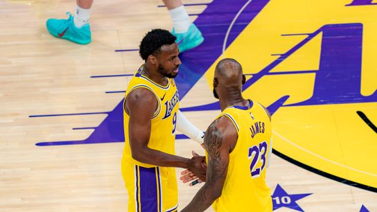 LeBron James, Luke Kennard power Lakers in Game 1 over Rockets taken at Crypto.com Arena (Los Angeles Lakers)