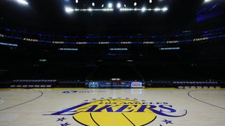 Lakers name Lon Rosen as new President of Business Operations taken in Los Angeles (Los Angeles Lakers). Photo by Kirby Lee-Imagn Images