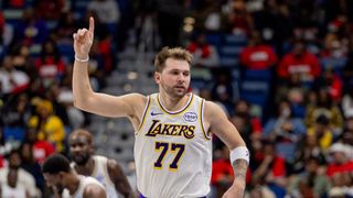 Should the Lakers trade James and fully embrace the Doncic era? taken in Los Angeles (Los Angeles Lakers). Photo by © Stephen Lew-Imagn Images