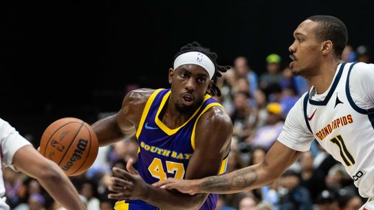 TST Images: South Bay Lakers beat Grand Rapids Gold, 111-98, in El Segundo taken at UCLA Health Training Center (South Bay Lakers)