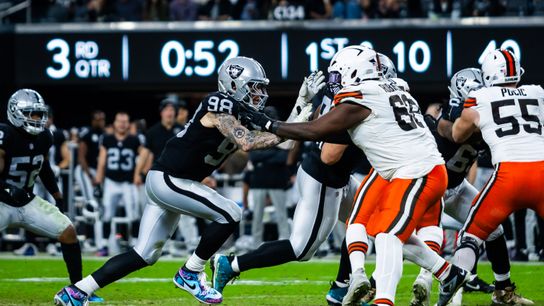 TST Images: Browns defeat Raiders, 24-10, at Allegiant Stadium taken at Allegiant Stadium (Las Vegas Raiders)