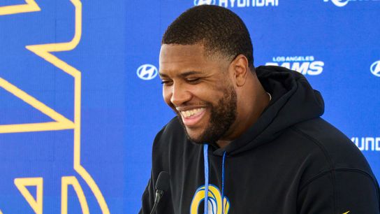 TST Images: Rams hold Press Conference at Rams Village taken at Rams Village (Los Angeles Rams)