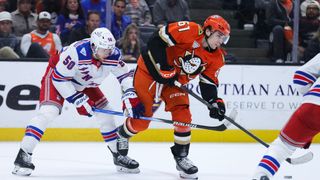 Ducks get double birthday strikes from Cutter Gauthier, win fourth straight taken at Honda Center (Anaheim Ducks). Photo by Paige Creason - The Sporting Tribune