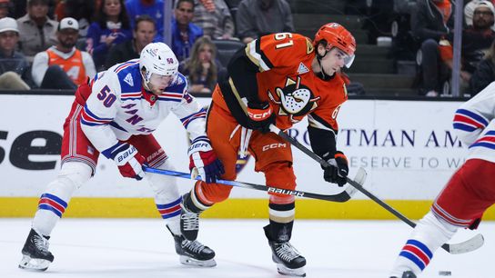 Ducks get double birthday strikes from Cutter Gauthier, win fourth straight taken at Honda Center (Anaheim Ducks)